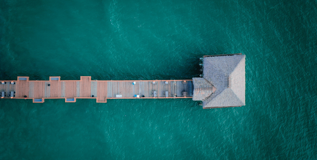 Cocoa Beach shoreline