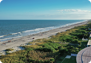 Surfer enjoying waves at Cocoa Beach
